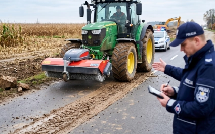 Art. 91 Kodeksu Wykroczeń – zanieczyszczenie drogi. Co grozi za błoto na asfalcie?